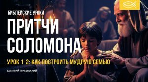 Притчи Соломона, 1-2 Урок: Как построить мудрую семью