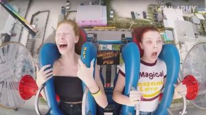 FailArmy.  Crazy Ride Reactions - Scream Machine