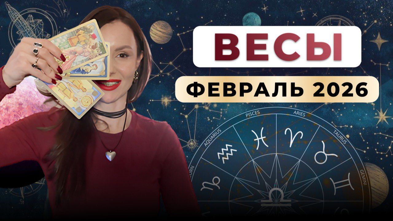 ВЕСЫ - астрологический прогноз на февраль 2026 смотреть онлайн