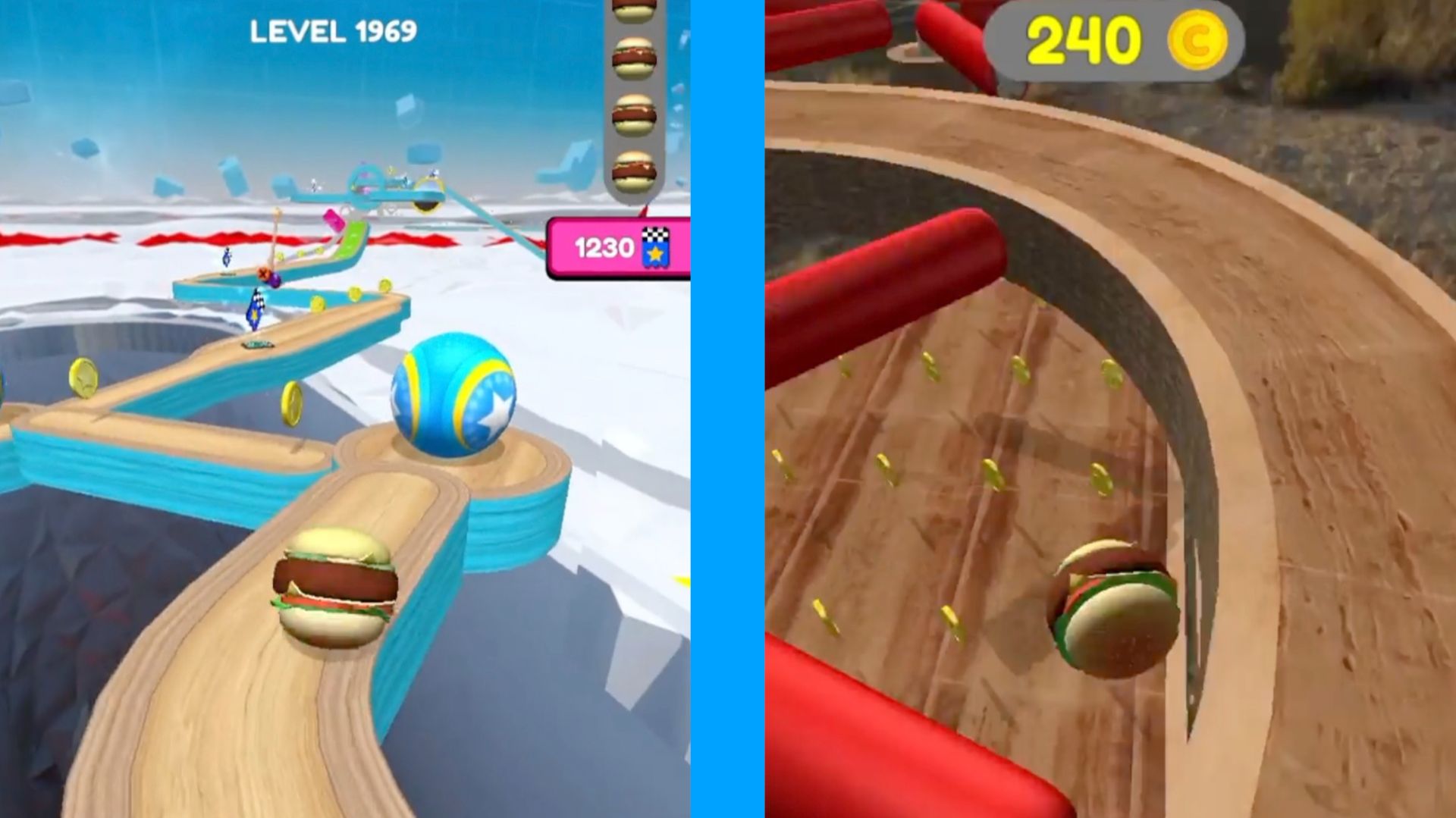 Going Balls Super Speed run Gameplay New Update Level 1969 смотреть онлайн