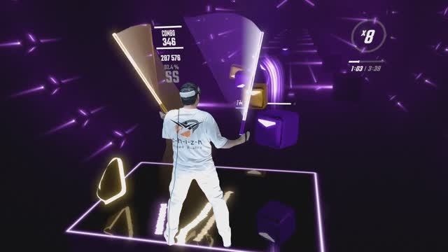 Beat Saber - Lindsey Stirling - Monday Not Sick Anymore OST8 (Expert+) [Mixed Reality] смотреть онлайн