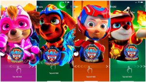 Мультики для Детей Щенячий Патруль Tiles Hop - СКАЙ, ЗУМА, РАЙДЕР, МАРШАЛЛ