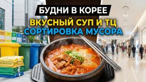 Будни в Корее: Прячусь от микропыли в ТЦ | Вкусный суп и вся правда о сортировке мусора🤯Январь 2025