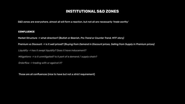 4. Institutional S&D Zones.