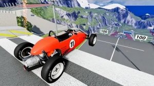 Эпические прыжки на скоростном автомобиле #364