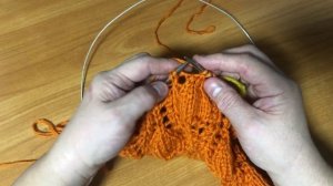 Красивый узор спицами для ваших проектов