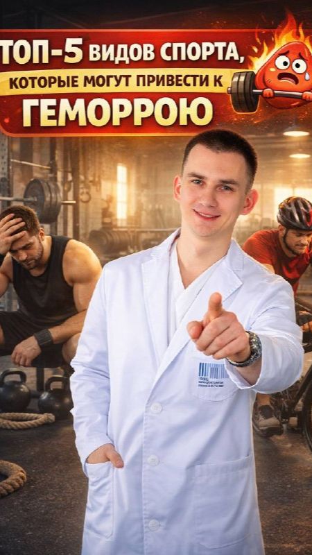 Топ-5 видов спорта после которых обостряется геморрой.