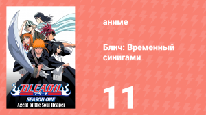 Блич: Временный синигами 11 серия (аниме-сериал, 2004)