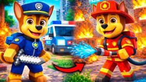 😱 ГОНЩИК УВОЛИЛСЯ ПОЛИЦЕЙСКИМ и СТАЛ ПОЖАРНЫМ В МАЙНКРАФТЕ!