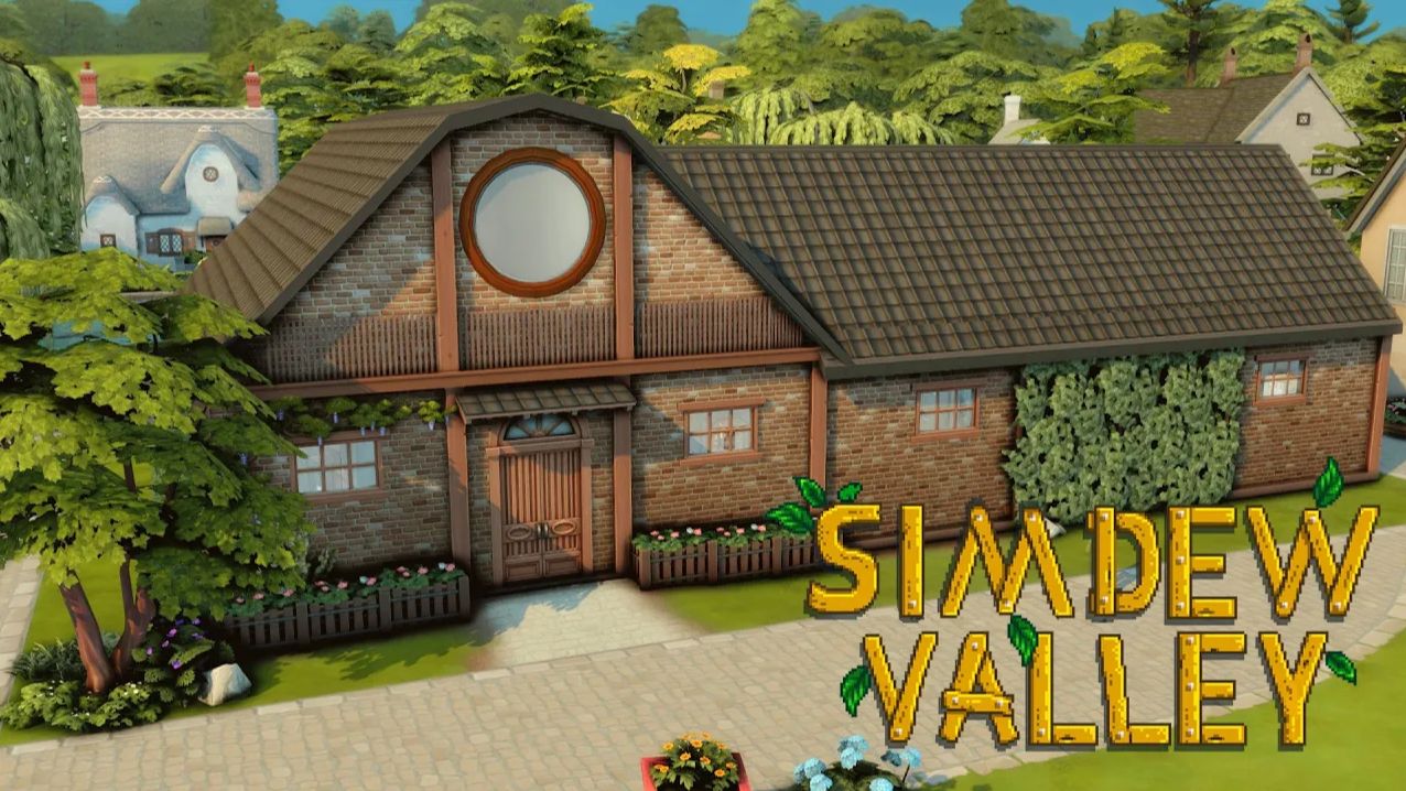 Салун "Звездная Капля" из Stardew Valley | Строительство Симс 4 | The Sims 4 [NO CC]