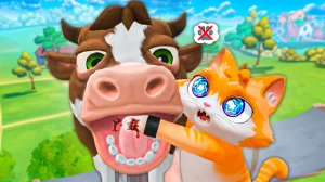 КОРОВА ОТКУСИЛА ЛАПУ КОТУ В ДЕРЕВНЕ 🐈 ОБНОВЛЕНИЕ в I Am Cat VR