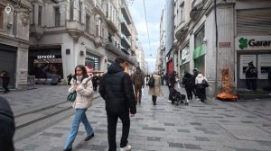 Стамбул Турция 2026 прогулка по улице Истикляль до площади Таксим днём