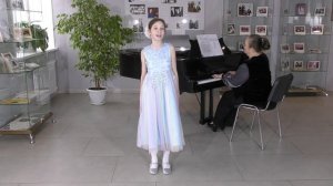 Шестакова Алиса. Муз. А. Кудряшова, сл. С. Чёрного "Василёк"