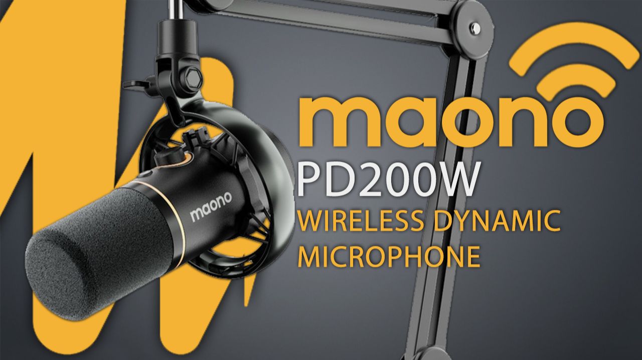 MAONO PD200W Hybrid Microphone — БЕСПРОВОДНОЙ/USB/XLR МИКРОФОН ДЛЯ ИГР, СТРИМОВ И ПОДКАСТОВ смотреть онлайн