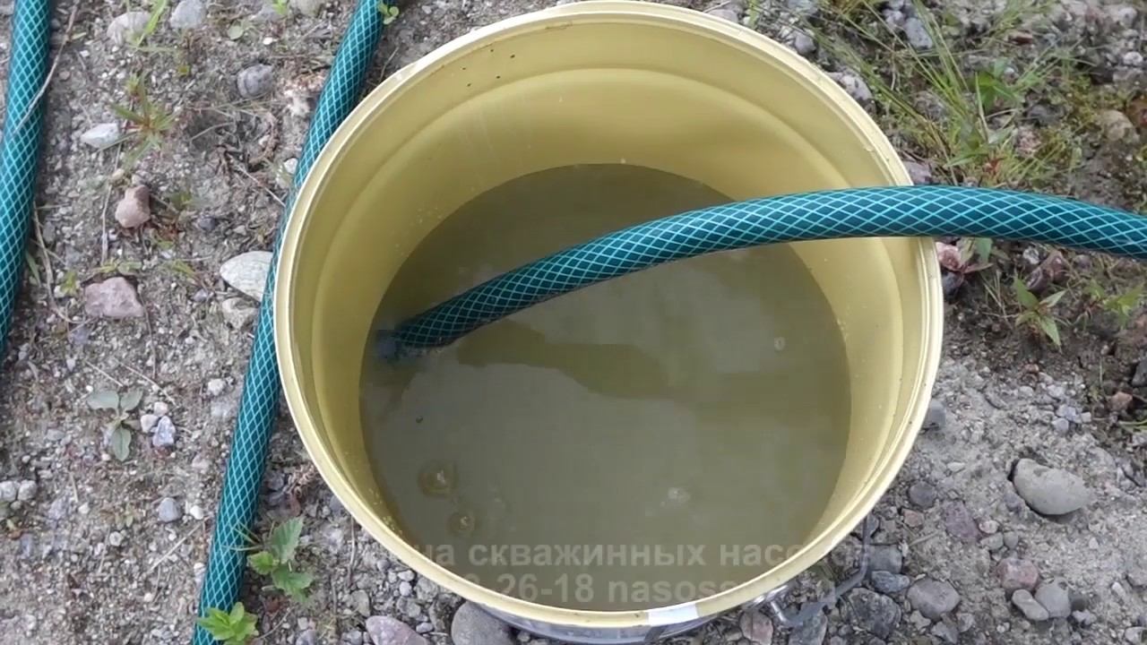 Насос GRUNDFOS SQ 1-50 для скважины отработал в воде с песком несколько лет. Чистка скважины. смотреть онлайн