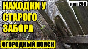 НУЖНО БЫЛО ВСЕГО ЛИШЬ ПЕРЕКОПАТЬ  И СНОВА ПОШЛИ НАХОДКИ! коп 256