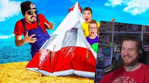 (Reborn Project) Влад А4 - 24 Часа На Пляже Челлендж Что за БРЕД РЕАКЦИЯ НА САНТЕХНИКА