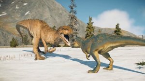 Индоминус Рэкс. Тиранозавр Рэкс. Карнотавр. Динозавры. Битва Динозавров.