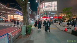 Ночной Токио Сибуя Парк Миясита световое шоу и прогулка по городу 🌆❄️