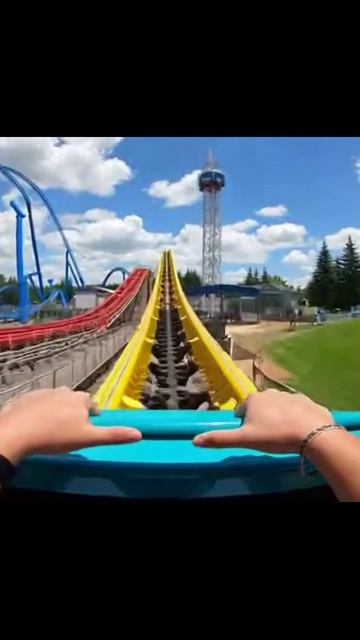 Американские горки #городские развлечения #путешествия #семейный отдых #веселые моменты