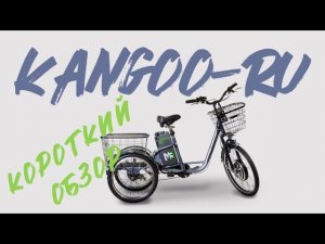 Короткий обзор на трехколеcный электровелосипед E-motions' KANGOO-RU 500 и 700 Ватт