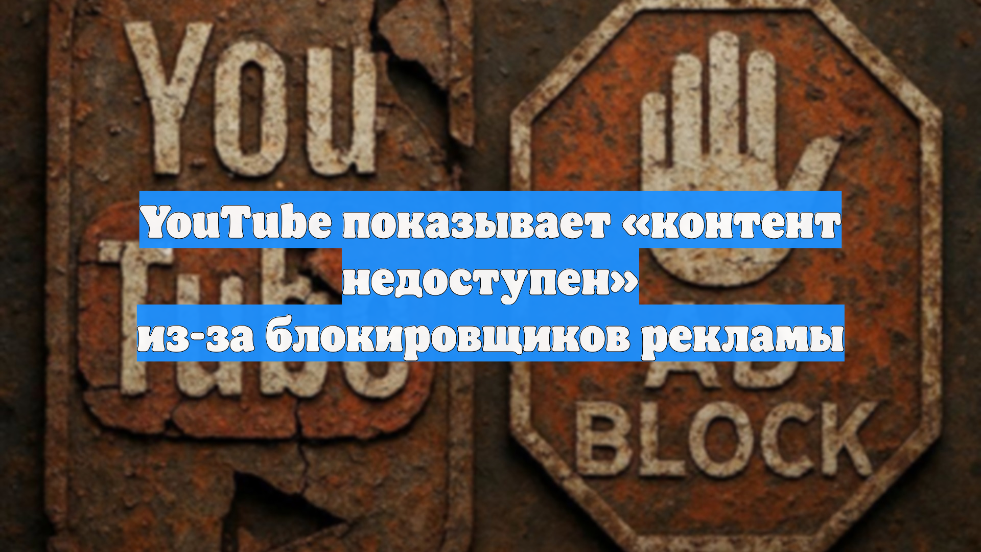 YouTube ограничил просмотр роликов из-за блокировщиков рекламы