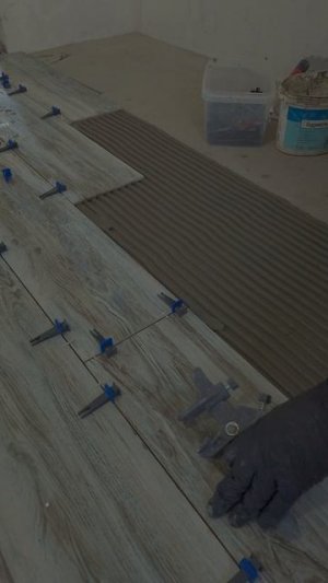 Укладка керамогранита.