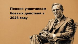 Пенсия участникам боевых действий в 2026 году