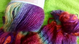 Отчёт1СП"Свяжем носочки для Мамы и Дочки.Сезон 3" с Е.Велиной.Радужные носки.В.Волкова.