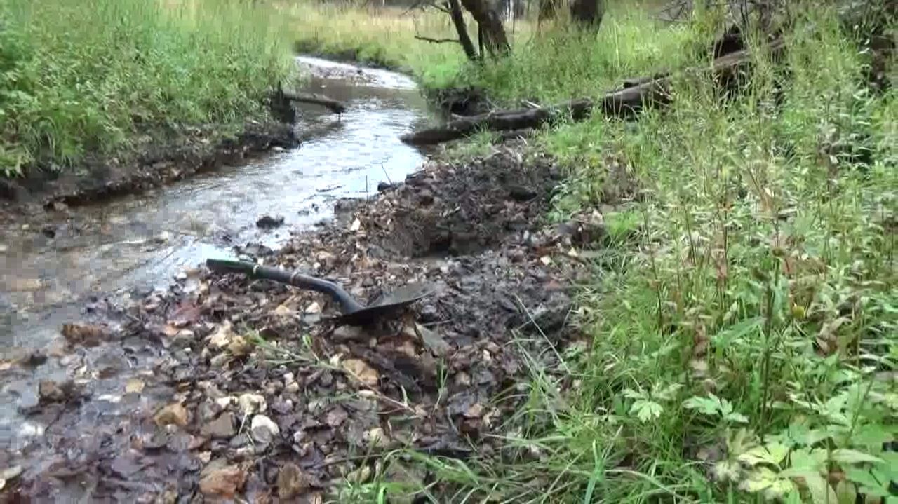 Поиск самородного Золота на слияние двух ручьёв! смотреть онлайн