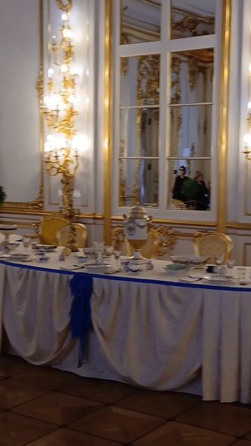 Кавалерская столовая Екатерининского дворца.