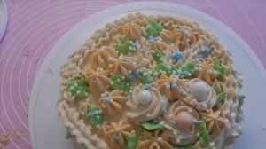 РЕЦЕПТ. ТОРТИК СЪЕЛИ ЗА ПЯТЬ МИНУТ. КОКОСОВЫЙ БИСКВИТ. и КРЕМ БРЮЛЛЕ. УКРАШЕНИЕ ТОРТИКА..