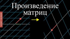 Суть линейной алгебры: #4. Произведение матриц, или композиция преобразований [3Blue1Brown]