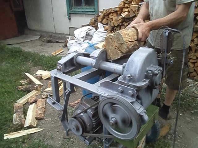 дровокол из редуктора лебёдки зил смотреть онлайн