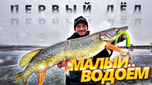 ПЕРВЫЙ ЛЁД на МАЛОМ ВОДОЁМЕ!