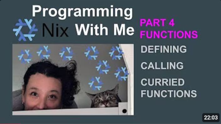 Learn Together Nix Programming | Part 4 - Functions: Defining, Calling, Currying смотреть онлайн