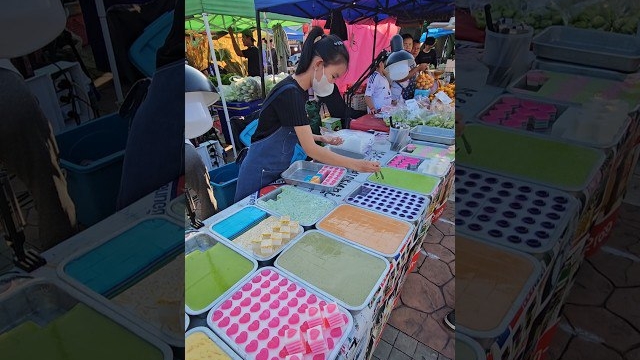 Десерты из изысканного желе приносят хороший доход, 10 бат/25руб за штуку. Таиланд смотреть онлайн