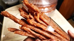 КОЛБАСКИ СУШЕНЫЕ ИЗ КУРИНОГО ФИЛЕ 😋👍