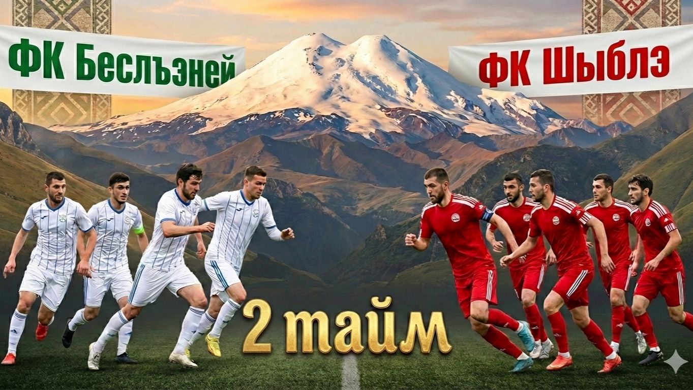 Футбольный матч ФК Беслъеней (Бесленей) - ФК Шыблэ (Псаучье - Дахе). 2 тайм