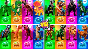 Динозавры МЕГАМИКС 289-292 уровни - Мультики про Динозавров | МУЛЬТФИЛЬМЫ ДИНОЗАВРЫ в Tiles Hop