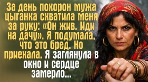 За день похорон мужа цыганка схватила меня за руку： «Он жив. Иди на дачу». Я подумала, что это бред