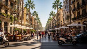 Прогулка по Барселоне энергия Испании шаг за шагом