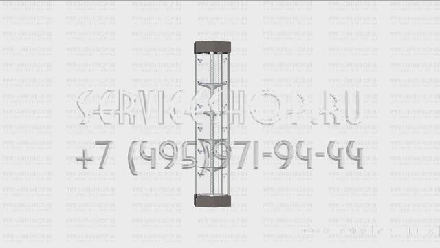 Шестигранная витрина с крутящимися полками смотреть онлайн