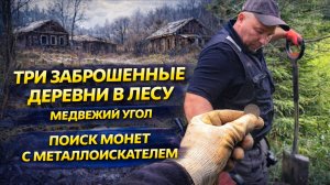 Там, где пропала жизнь… Поиск монет в заброшенных деревнях
