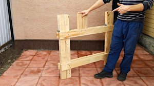 Компактная САМОДЕЛКА из деревянных палетов. НЕЗАМЕНИМАЯ ВЕЩЬ в хозяйстве!