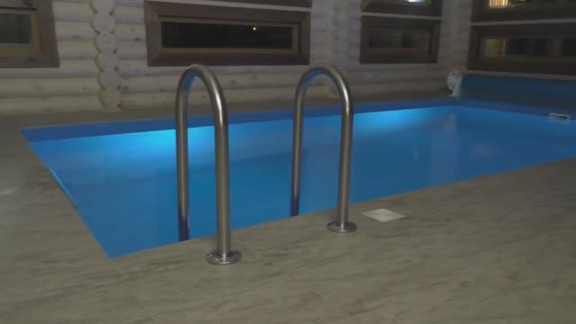 Обзор бассейна из полипропилена. Установка теплового насоса