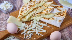 Ленивый хачапури из лаваша.