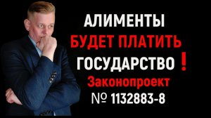Алименты на детей будет выплачивать государство?! Законопроект уже в Госдуме!