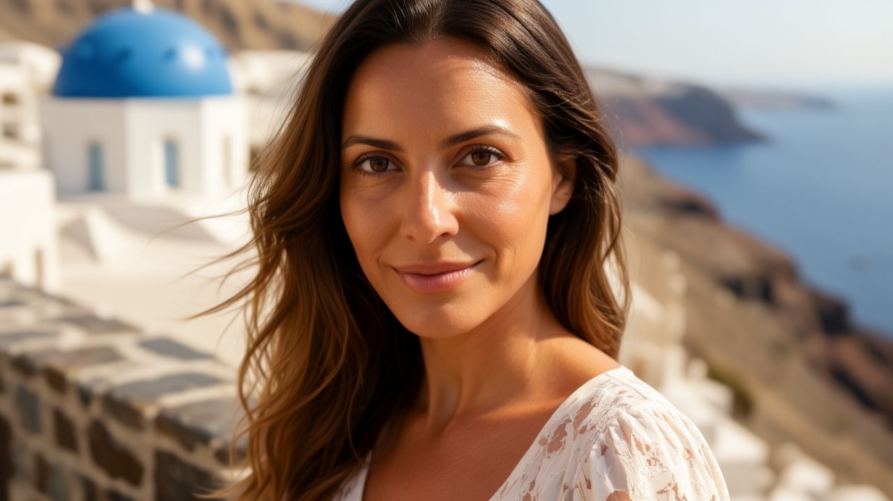 Прогулка по Санторини летом остров который сводит с ума 🏝️🔥 смотреть онлайн