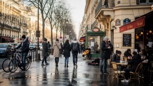 Париж в январе 2026 живая прогулка по улицам города 🗼❄️✨